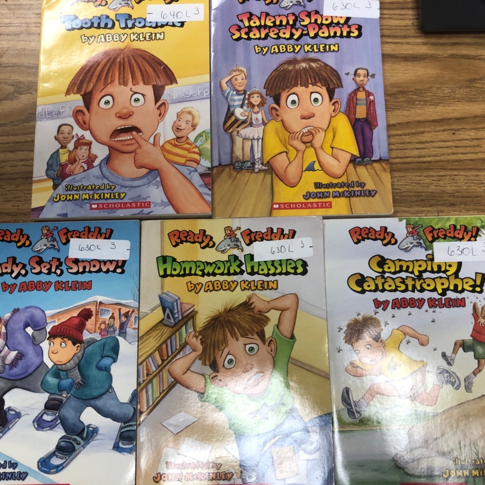 Chapter books Ready Freddy series third grade reading level VGUC